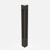 Elegant Smoky Grey - Corner Post - Plain | 3"W x 34.5"H x 3"D - BUILDMYPLACE