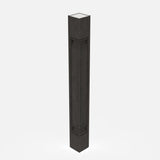 Elegant Smoky Grey - Corner Post - Square| 3"W x 34.5"H x 3"D - BUILDMYPLACE