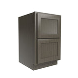 Elegant Smoky Grey - Desk Cabinet | 18"W x 28.5"H x 21"D - BUILDMYPLACE