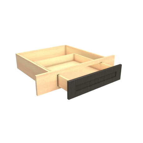 Elegant Smoky Grey - Desk Drawer | 30"W x 4.5"H x 21"D - BUILDMYPLACE