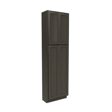 Elegant Smoky Grey - Double Door Utility Cabinet | 24