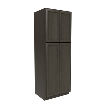 Elegant Smoky Grey - Double Door Utility Cabinet | 30