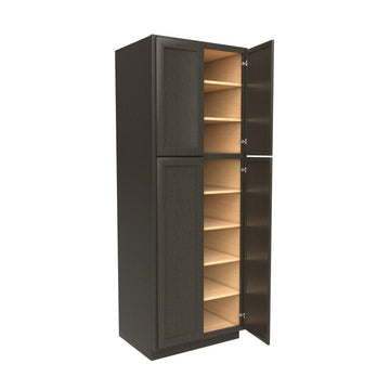 Elegant Smoky Grey - Double Door Utility Cabinet | 30