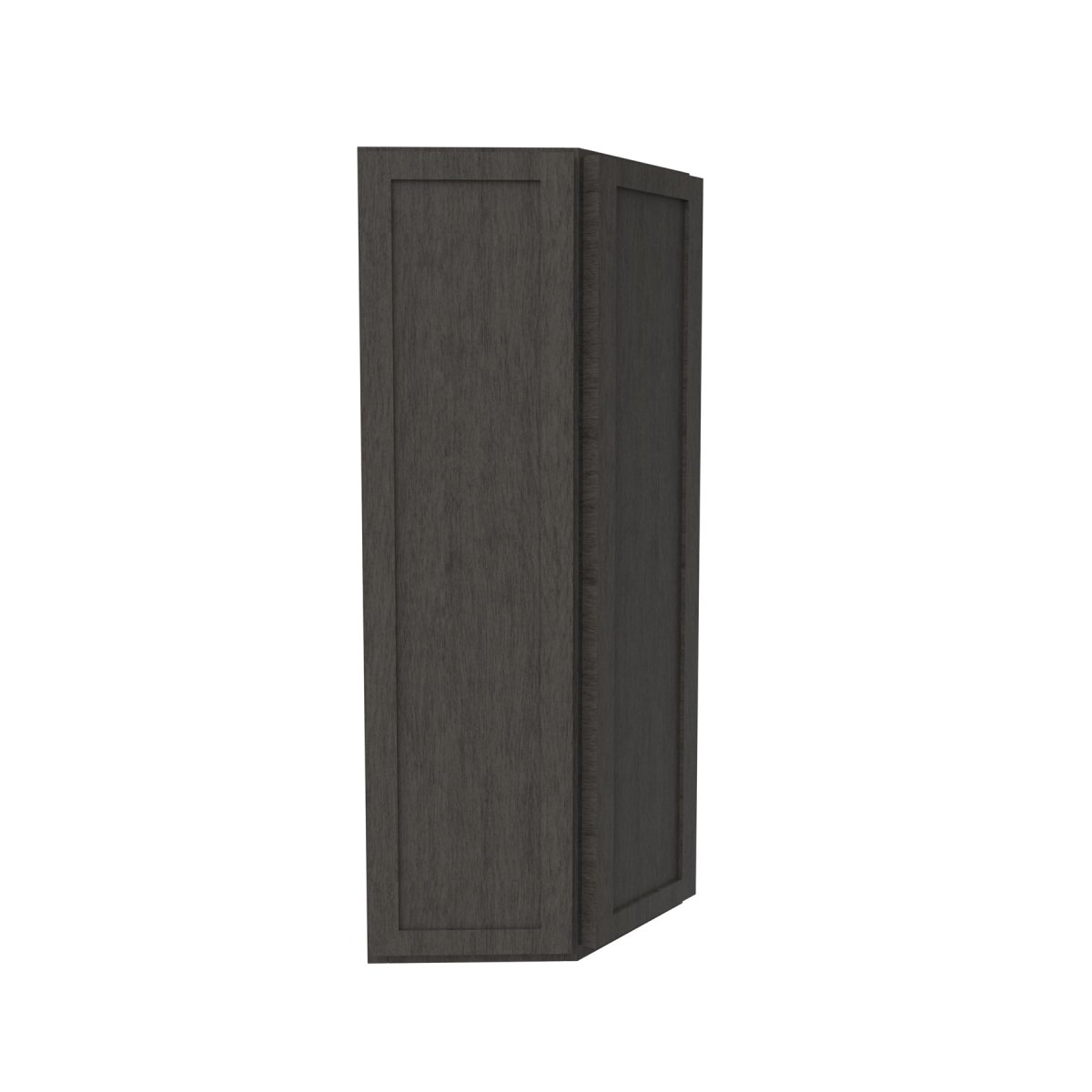 Elegant Smoky Grey - Double Door Wall End Cabinet | 12"W x 36"H x 12"D - BUILDMYPLACE