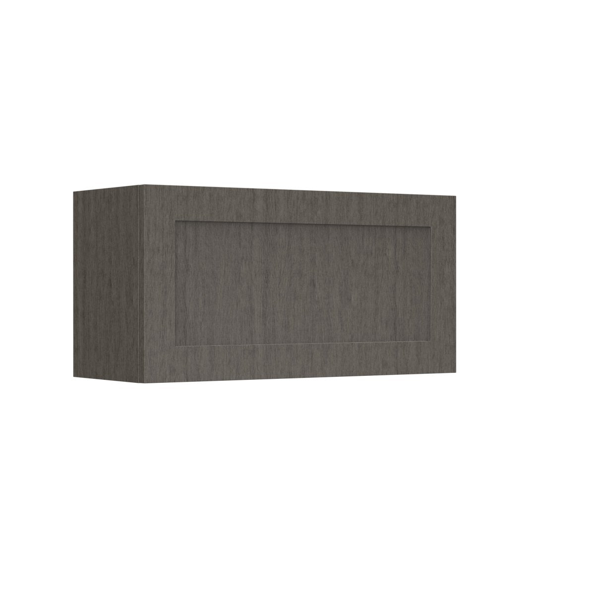 Elegant Smoky Grey - Horizontal Wall Cabinet | 30"W x 15"H x 12"D - BUILDMYPLACE