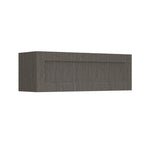 Elegant Smoky Grey - Horizontal Wall Cabinet | 36"W x 12"H x 12"D - BUILDMYPLACE