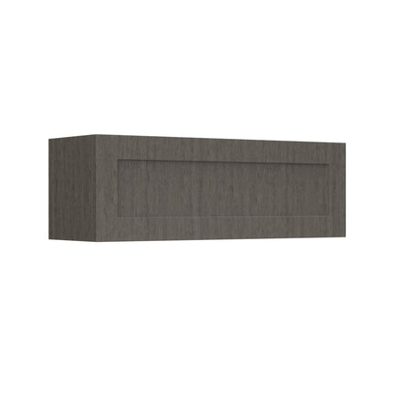 Elegant Smoky Grey - Horizontal Wall Cabinet | 36"W x 12"H x 12"D - BUILDMYPLACE