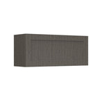 Elegant Smoky Grey - Horizontal Wall Cabinet | 36"W x 15"H x 12"D - BUILDMYPLACE