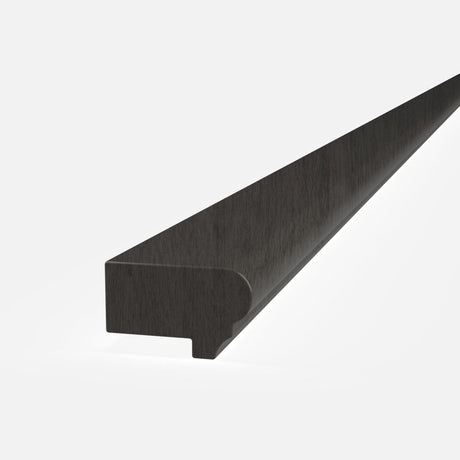 Elegant Smoky Grey - Light Rail Molding | 96"W x 1.125"H x 1.5"D - BUILDMYPLACE