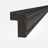 Elegant Smoky Grey - Light Rail Molding | 96"W x 2.25"H x 1.5"D - BUILDMYPLACE