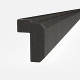 Elegant Smoky Grey - Light Rail Molding LTRMS | 96"W x 2.25"H x 1.5"D - BUILDMYPLACE