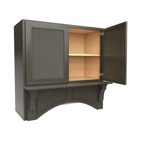 Elegant Smoky Grey - Mantle Hood | 36"W x 36"H x 21"D - BUILDMYPLACE