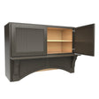Elegant Smoky Grey - Mantle Hood | 42"W x 30"H x 21"D - BUILDMYPLACE