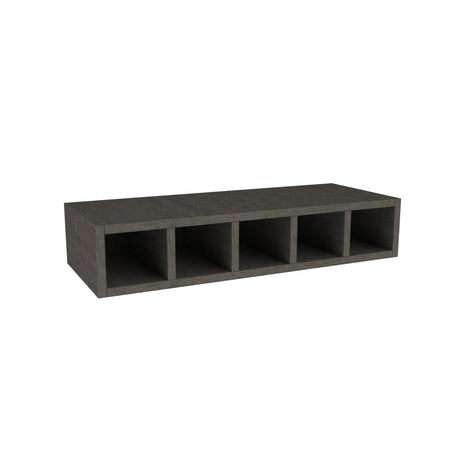 Elegant Smoky Grey - Organizer Cubby - Style 2 | 30"W x 6"H x 12"D - BUILDMYPLACE