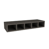 Elegant Smoky Grey - Organizer Cubby - Style 2 | 36"W x 6"H x 12"D - BUILDMYPLACE