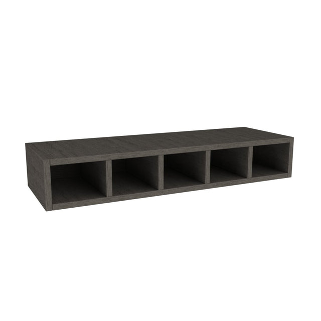 Elegant Smoky Grey - Organizer Cubby - Style 2 | 36"W x 6"H x 12"D - BUILDMYPLACE