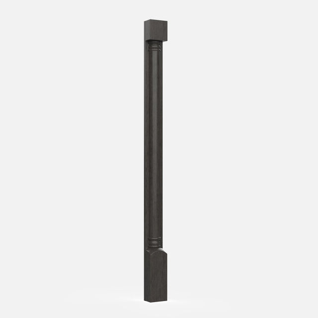 Elegant Smoky Grey - Spindle - Plain | 2.5"W x 36"H x 0.5"D - BUILDMYPLACE