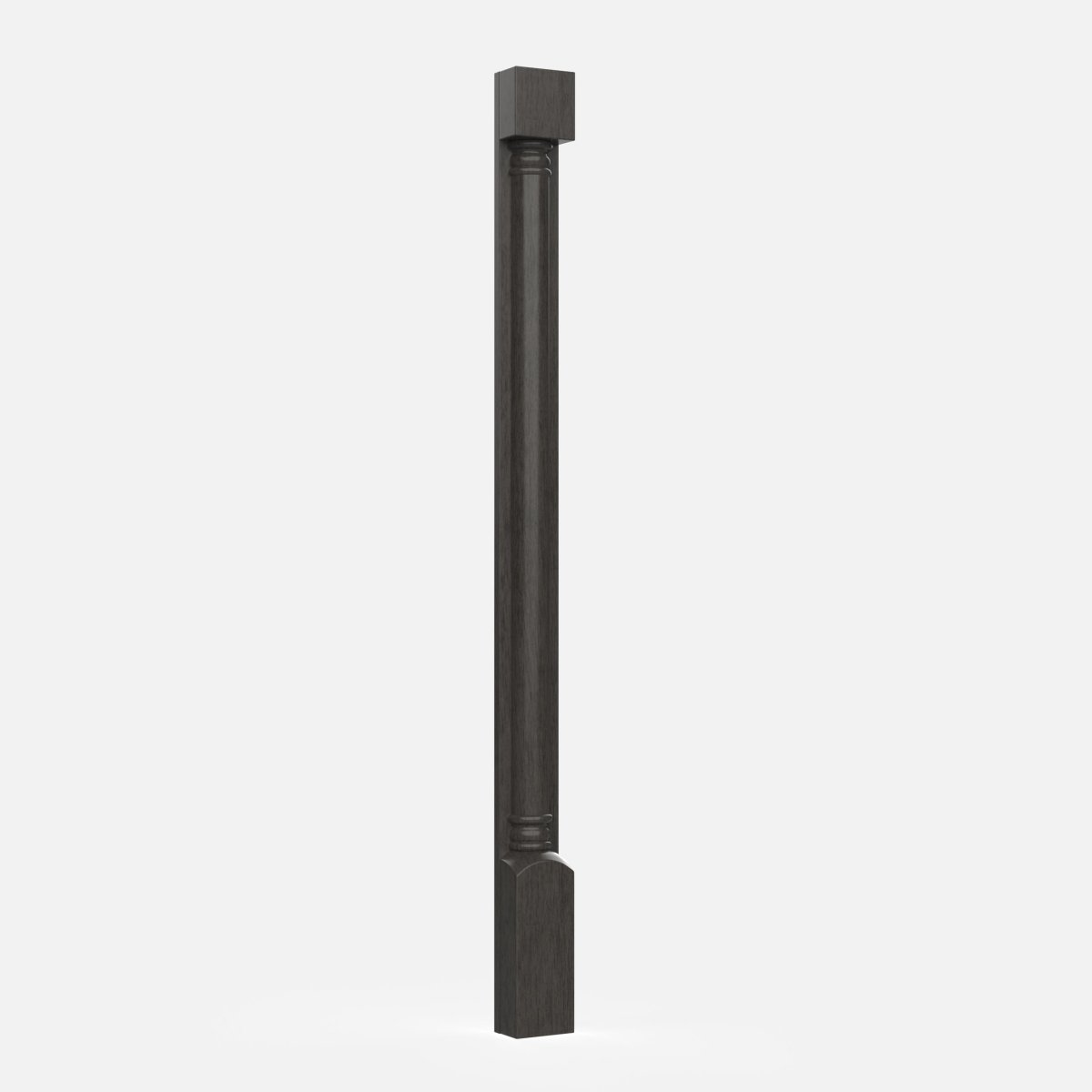 Elegant Smoky Grey - Spindle - Plain | 2.5"W x 42"H x 0.5"D - BUILDMYPLACE