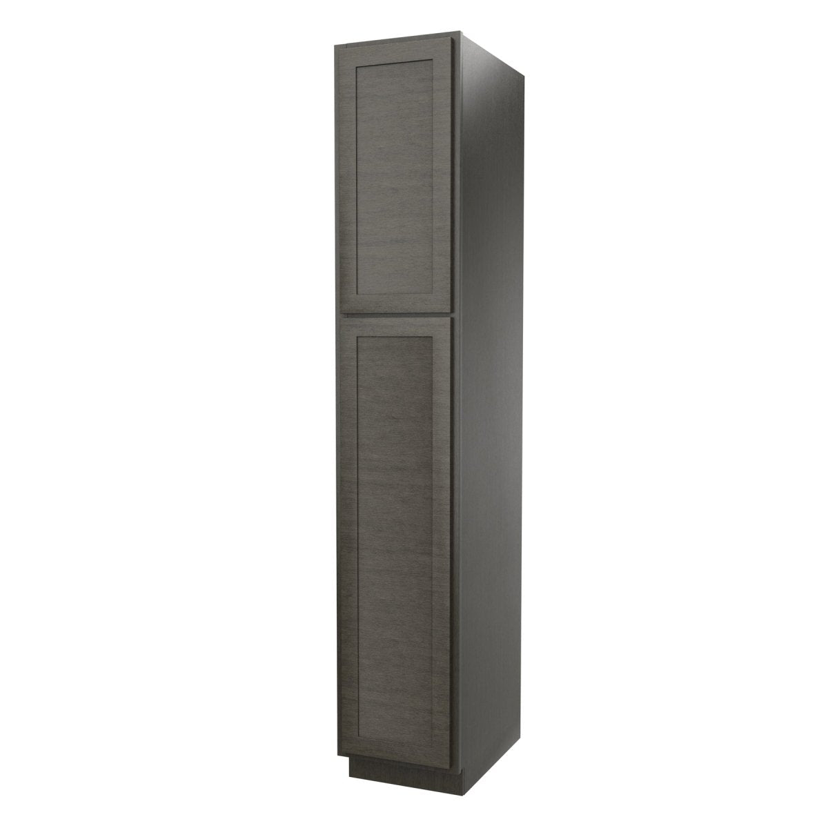 Elegant Smoky Grey - Utility Cabinet | 15"W x 84"H x 24"D - BUILDMYPLACE