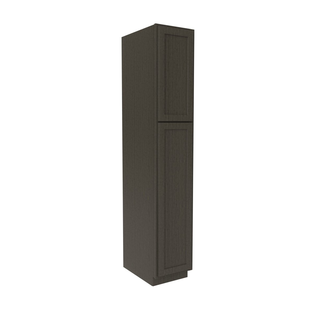 Elegant Smoky Grey - Utility Cabinet | 15"W x 84"H x 24"D - BUILDMYPLACE