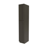 Elegant Smoky Grey - Utility Cabinet | 15"W x 90"H x 24"D - BUILDMYPLACE