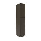 Elegant Smoky Grey - Utility Cabinet | 15"W x 90"H x 24"D - BUILDMYPLACE