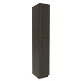 Elegant Smoky Grey - Utility Cabinet | 15"W x 96"H x 24"D - BUILDMYPLACE