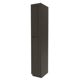 Elegant Smoky Grey - Utility Cabinet | 15"W x 96"H x 24"D - BUILDMYPLACE