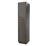 Elegant Smoky Grey - Utility Cabinet | 18"W x 84"H x 24"D - BUILDMYPLACE