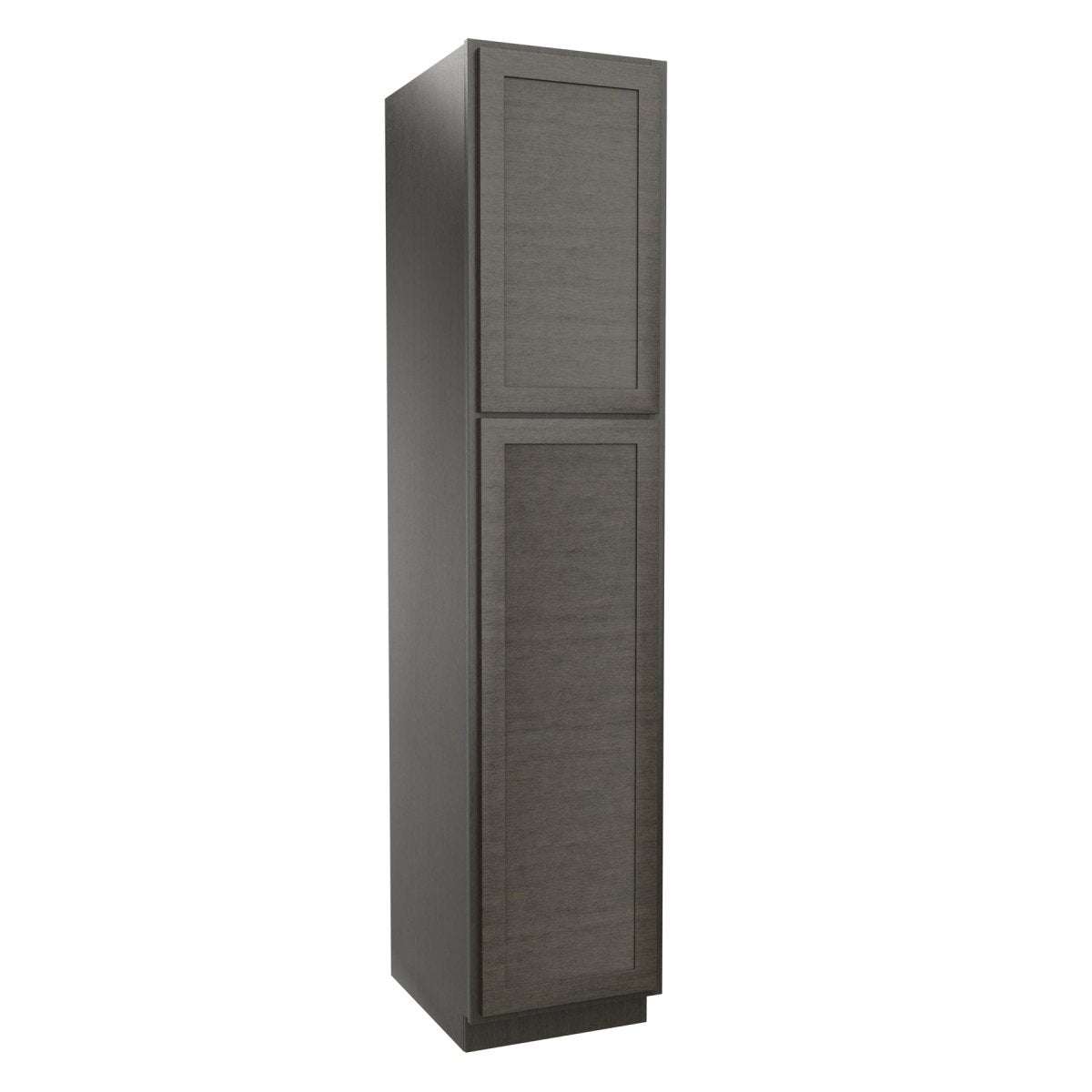 Elegant Smoky Grey - Utility Cabinet | 18"W x 84"H x 24"D - BUILDMYPLACE