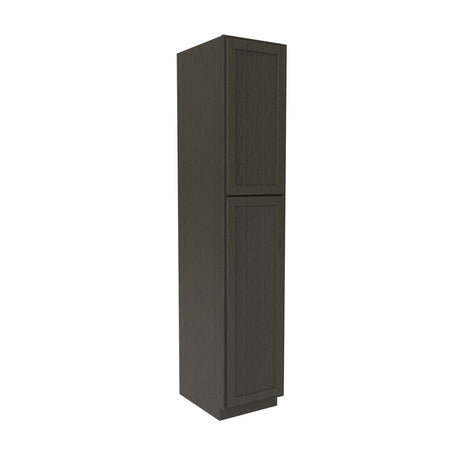 Elegant Smoky Grey - Utility Cabinet | 18"W x 90"H x 24"D - BUILDMYPLACE