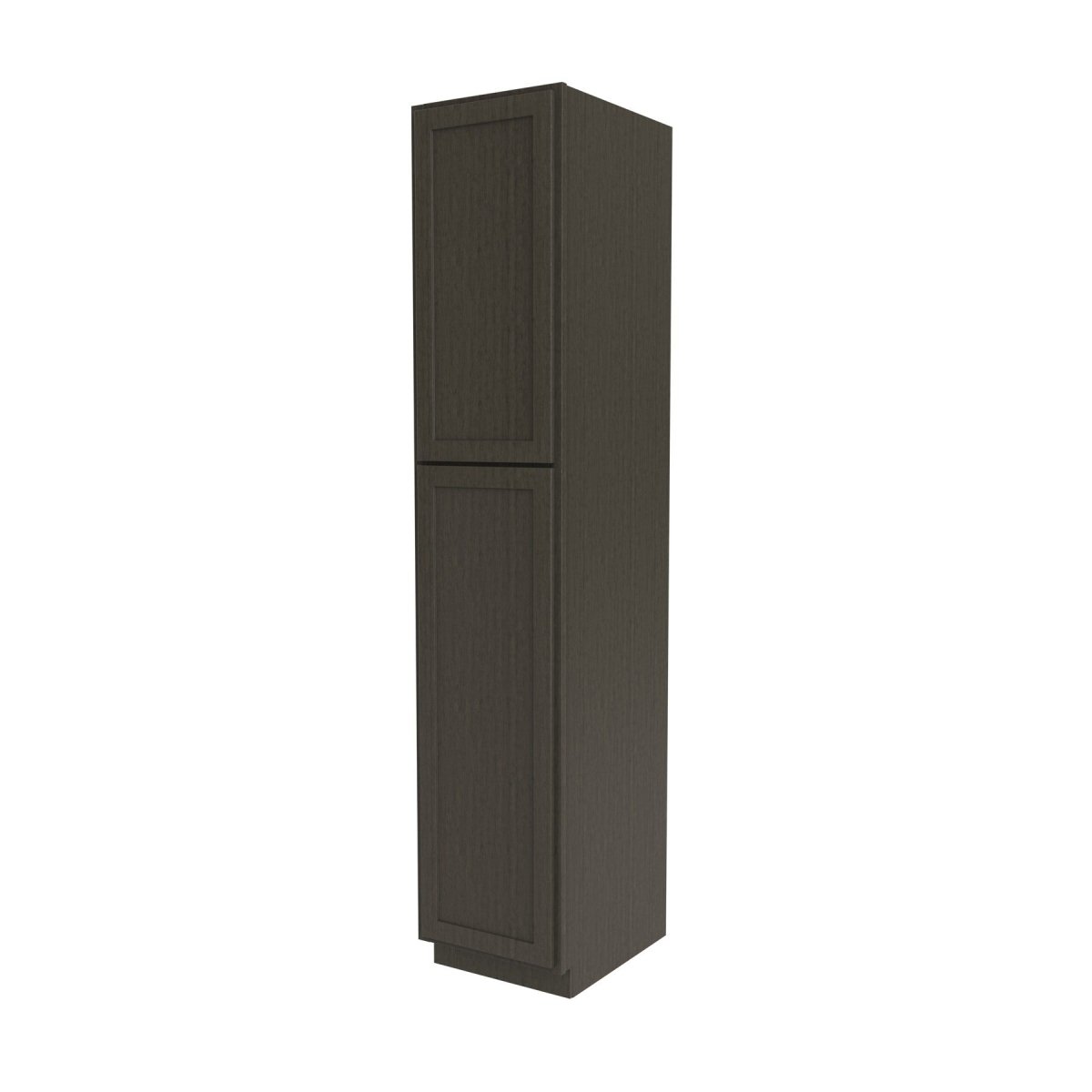 Elegant Smoky Grey - Utility Cabinet | 18"W x 90"H x 24"D - BUILDMYPLACE