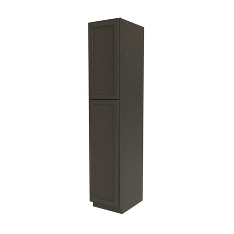 Elegant Smoky Grey - Utility Cabinet | 18"W x 90"H x 24"D - BUILDMYPLACE