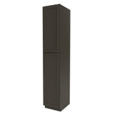 Elegant Smoky Grey - Utility Cabinet | 18"W x 96"H x 24"D - BUILDMYPLACE