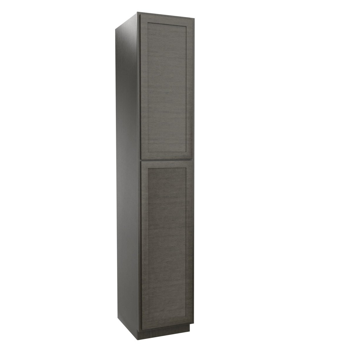 Elegant Smoky Grey - Utility Cabinet | 18"W x 96"H x 24"D - BUILDMYPLACE