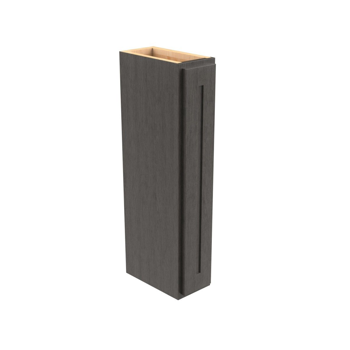 Elegant Smoky Grey - Wall Spice Cabinet | 6"W x 36"H x 12"D - BUILDMYPLACE