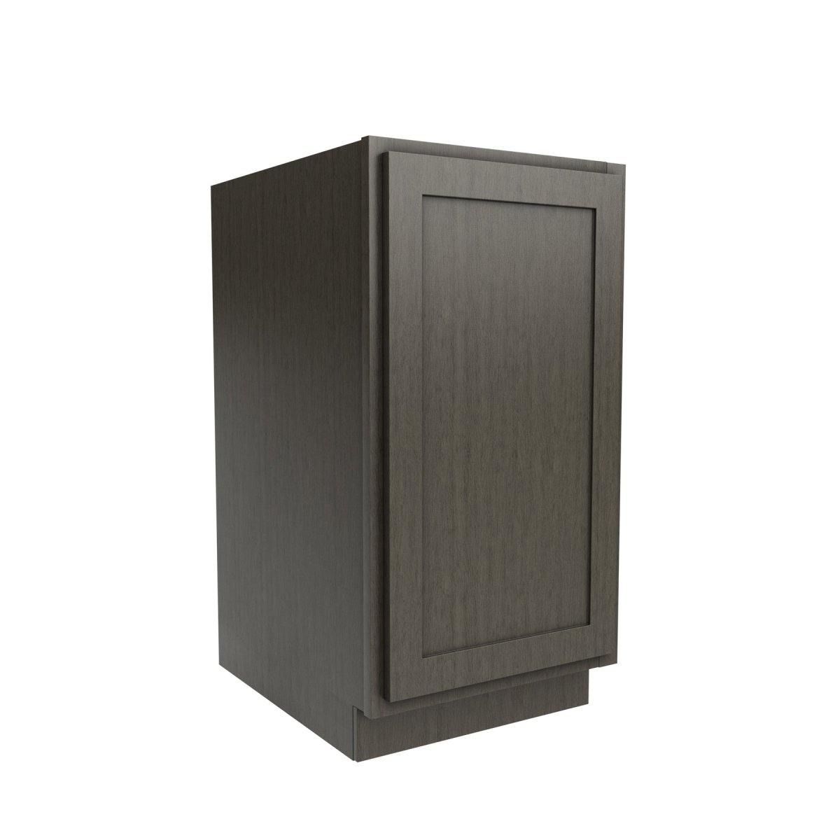 Elegant Smoky Grey - Waste Basket Cabinet Full Height | 21"W x 34.5"H x 24"D - BUILDMYPLACE