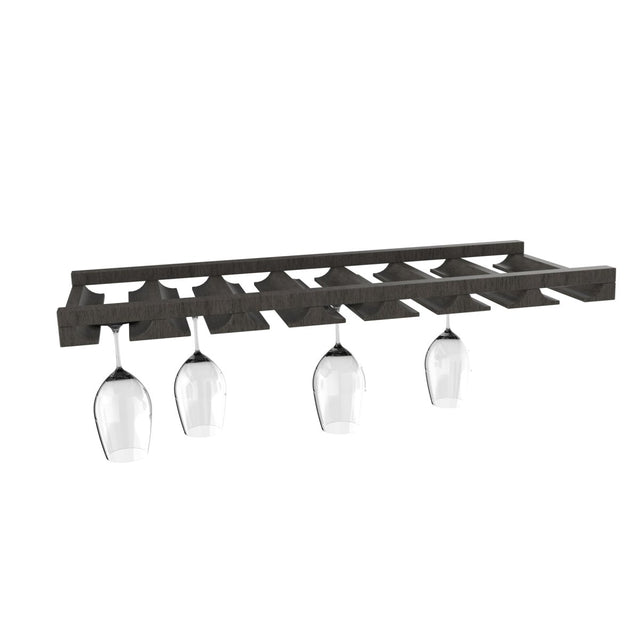 Elegant Smoky Grey - Wine Rack Cabinet | 30"W x 2"H x 12"D - BUILDMYPLACE