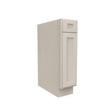 Elegant Stone Single Door & Drawer Base Cabinet | 9"W x 34.5"H x 24"D - BUILDMYPLACE