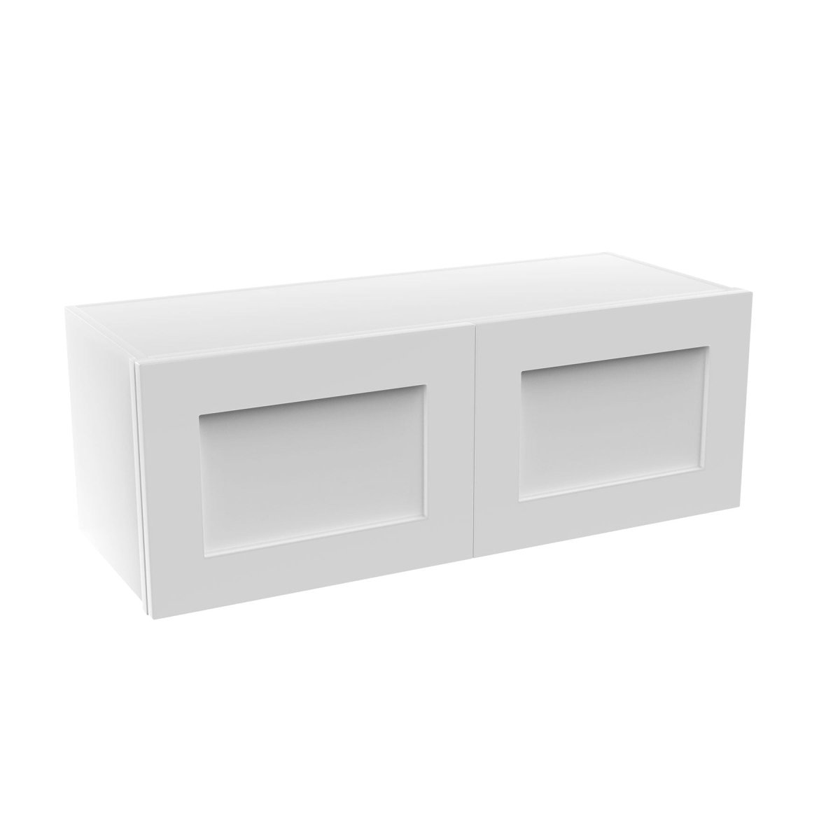 Elegant White - 24" Deep Wall Cabinet | 33"W x 12"H x 24"D - BUILDMYPLACE