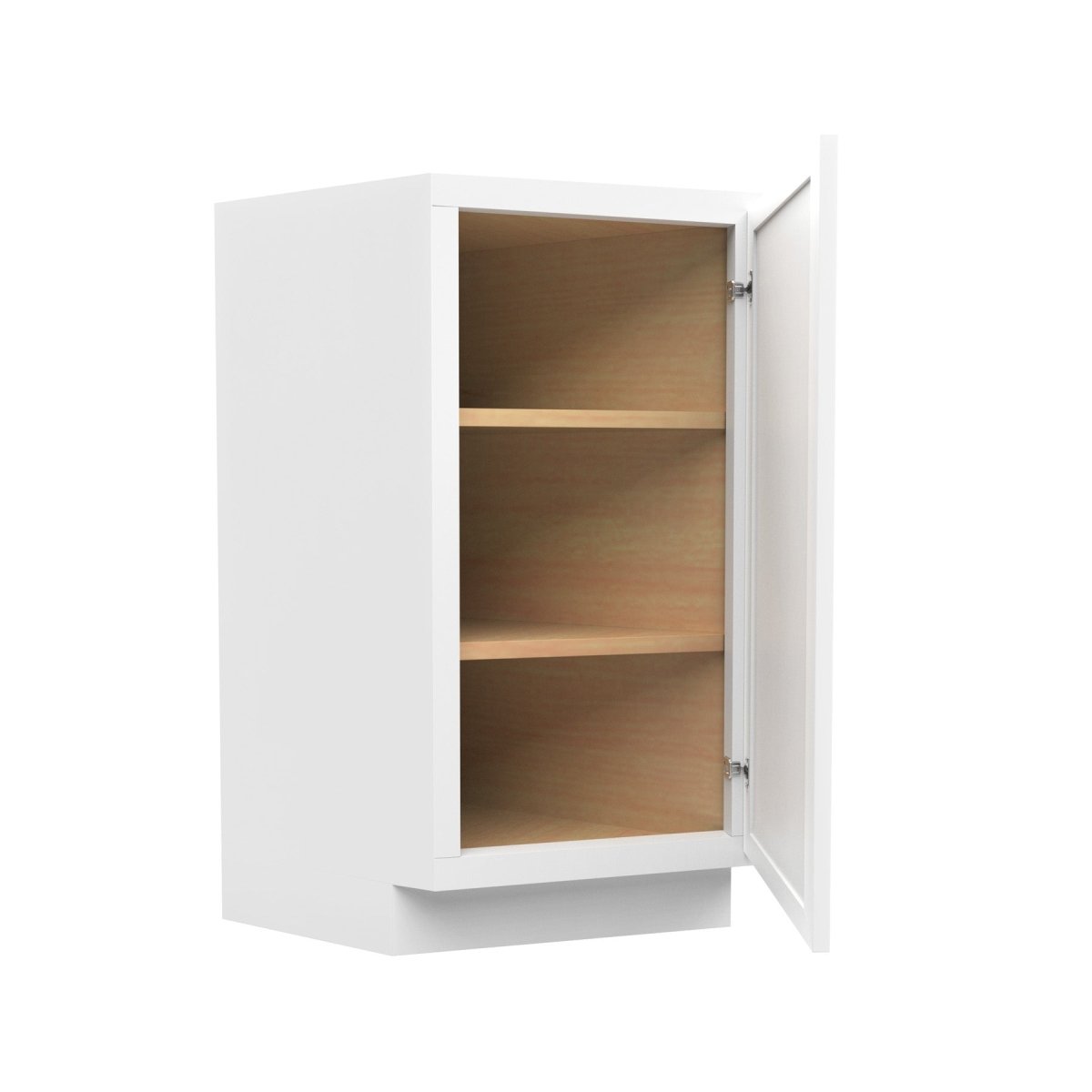 Elegant White - Angle Base End Cabinet | 24"W x 34.5"H x 12"D - BUILDMYPLACE