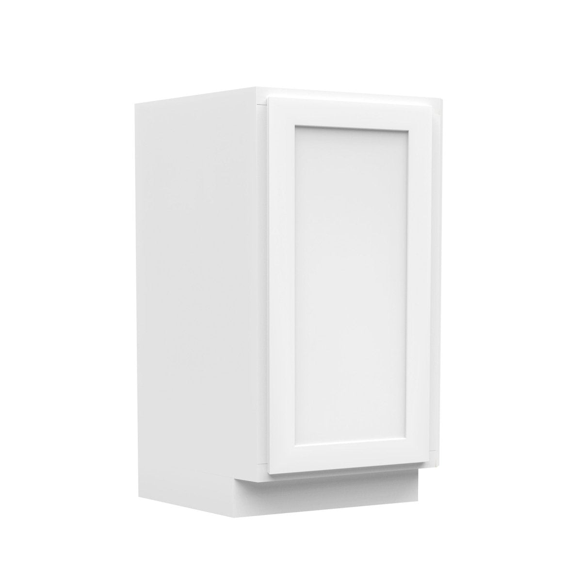 Elegant White - Angle Base End Cabinet | 24"W x 34.5"H x 12"D - BUILDMYPLACE