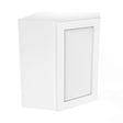 Elegant White - Corner Wall Cabinet | 24"W x 18"H x 12"D - BUILDMYPLACE