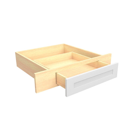 Elegant White - Desk Drawer | 30"W x 4.5"H x 21"D - BUILDMYPLACE