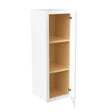 Elegant White - Double Door Wall End Cabinet | 12"W x 36"H x 12"D - BUILDMYPLACE