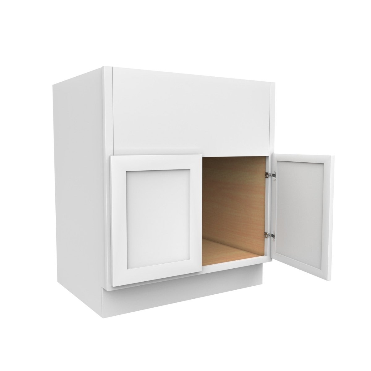 Elegant White - Farm Sink Base Cabinet | 30"W x 34.5"H x 24"D - BUILDMYPLACE