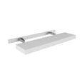 Elegant White - Floating Shelf | 42"W x 2.5"H x 10"D - BUILDMYPLACE