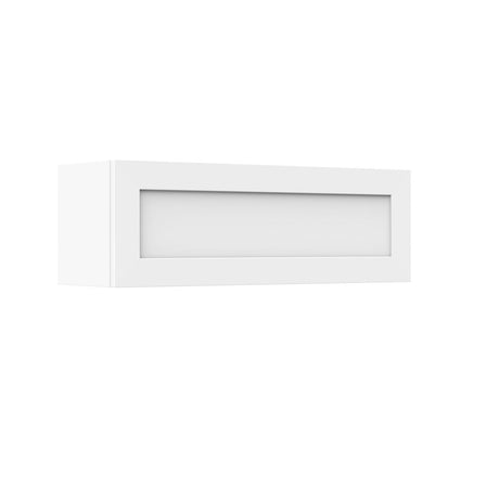 Elegant White - Horizontal Wall Cabinet | 36"W x 12"H x 12"D - BUILDMYPLACE