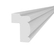 Elegant White - Light Rail Molding | 96"W x 2.25"H x 1.5"D - BUILDMYPLACE