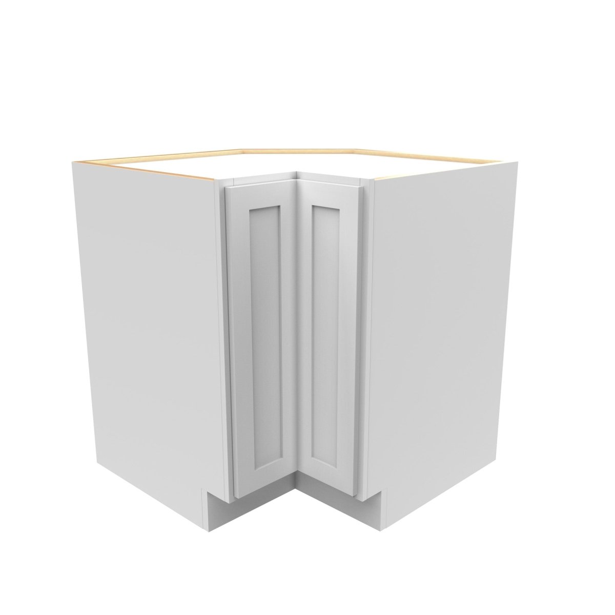 Elegant White - Square Corner Base Cabinet | 33"W x 34.5"H x 24"D - BUILDMYPLACE